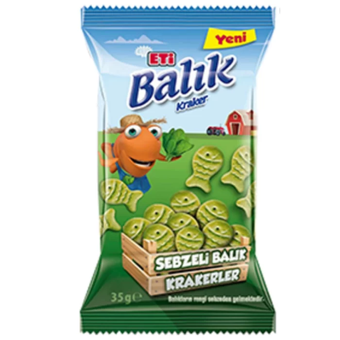 ETI BALIK KRAKER 35GR  SEBZELI