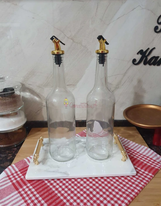 1 LİTRE CAM ŞİŞE ( 2 Adet )