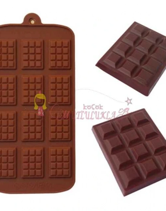 12 Lİ MİNİ TABLET ÇİKOLATA KALIBI