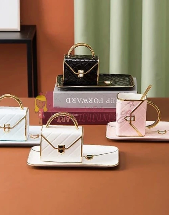 2 Kişilik Çanta Türk Kahvesi Fincanı