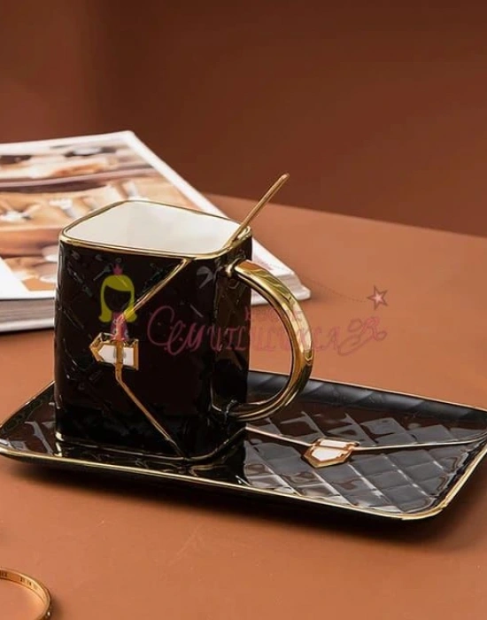 2 Kişilik Çanta Türk Kahvesi Fincanı