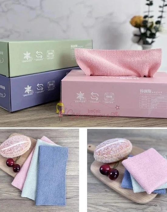 20li Mikrofiber Temizlik Bezi Cam Araba Silme Bezi Mutfak Fiber Temizleme Bezi 20x20