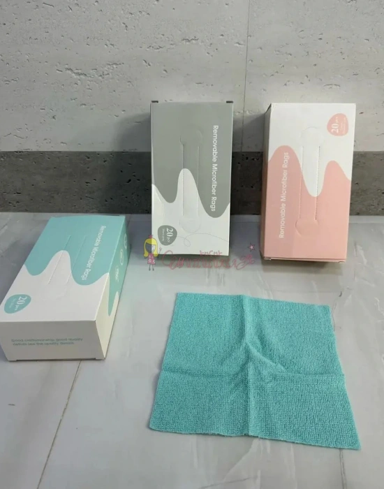 20li Mikrofiber Temizlik Bezi Cam Araba Silme Bezi Mutfak Fiber Temizleme Bezi 20x20