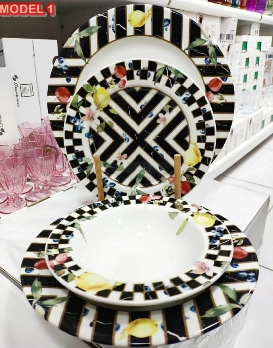 24 PARÇA PORSELEN YEMEK TAKIMI ( 1.SINIF )