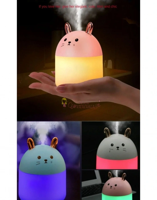 250ml Kapasiteli Soğuk Sis Aroma Difüzör Ev Yatak Odası Nemlendirici ile Yeni Masaüstü Nemlendirici