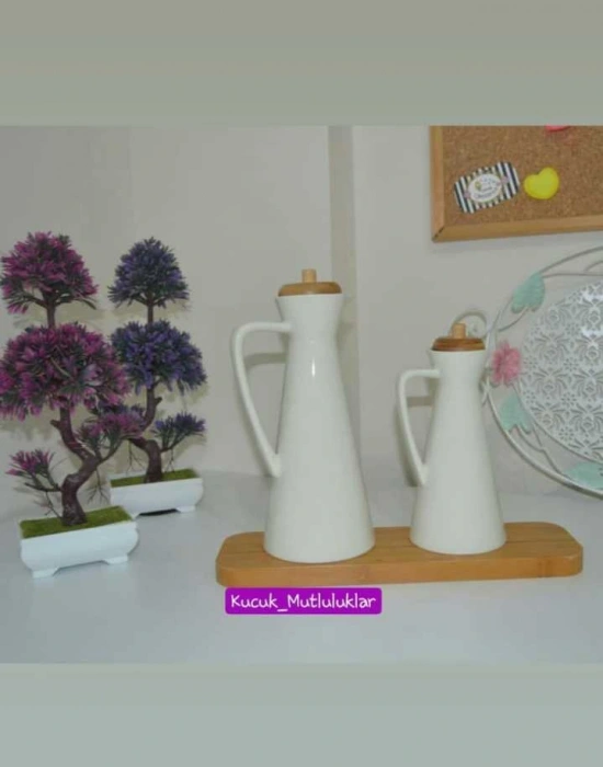 2LI PORSELEN BAMBU KAPAK YAGDANLIK