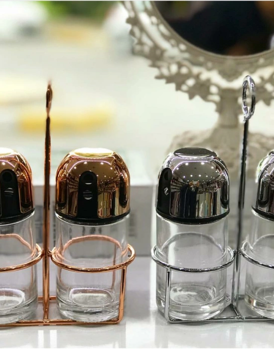 2Lİ STANDLI TUZLUK - BİBERLİK GÜMÜŞ