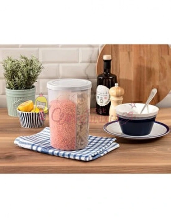 3 Bölmeli Kavanoz Gıda Erzak Saklama Kabı