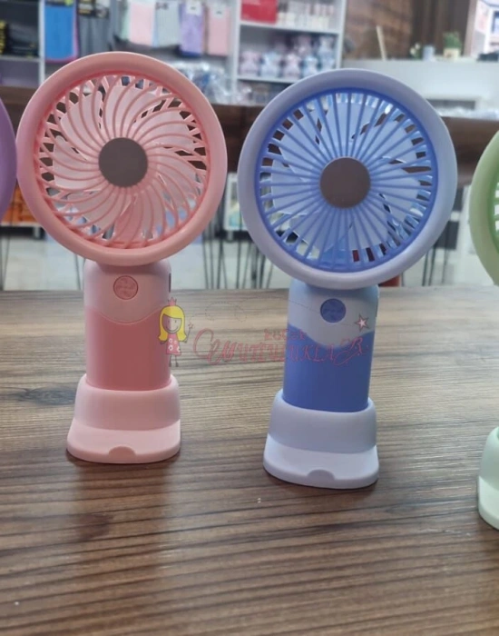 3 kademeli Fan Soğutucu Mini Vantilatör Serinletici Taşınabilir Şarjlı Masa Üstü Sessiz Standlı