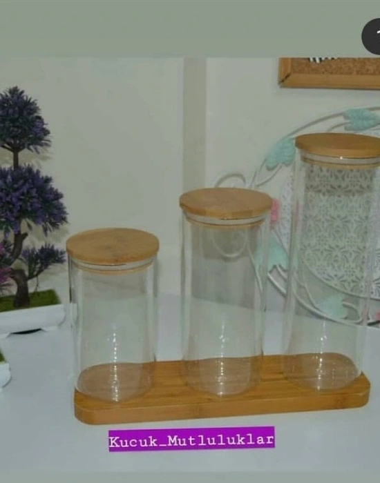 3 LÜ BAMBU SAKLAMA KABI