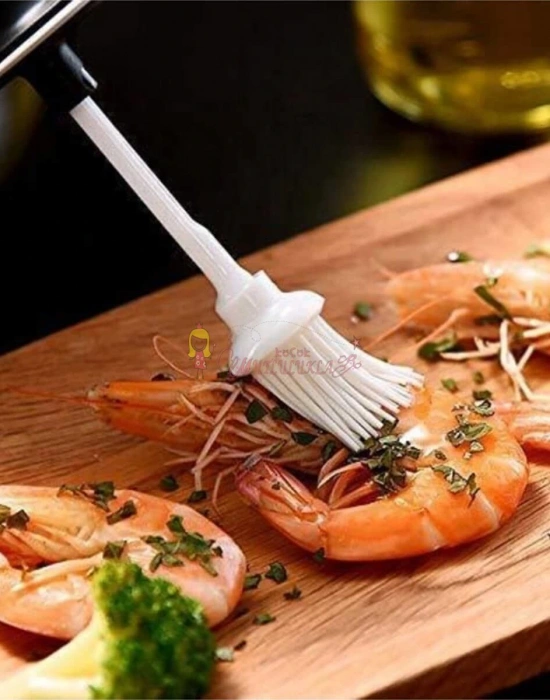 3lü Trend Silikon Fırçalı Yağlık Kaşıklı Cam Baharatlık Kaşıklı Bal Kavanozu