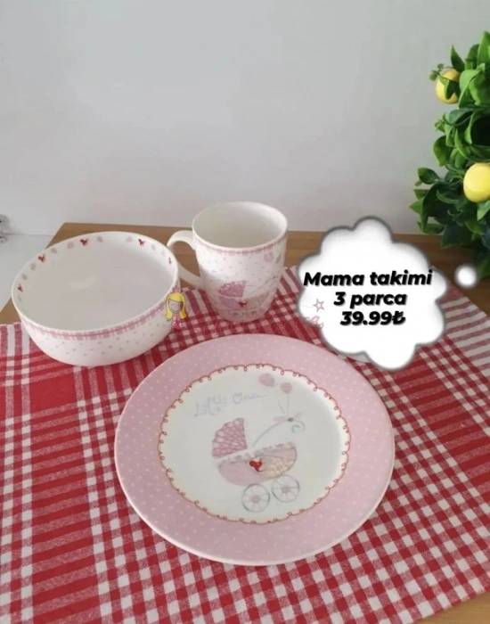 3 PARÇA MAMA SETİ