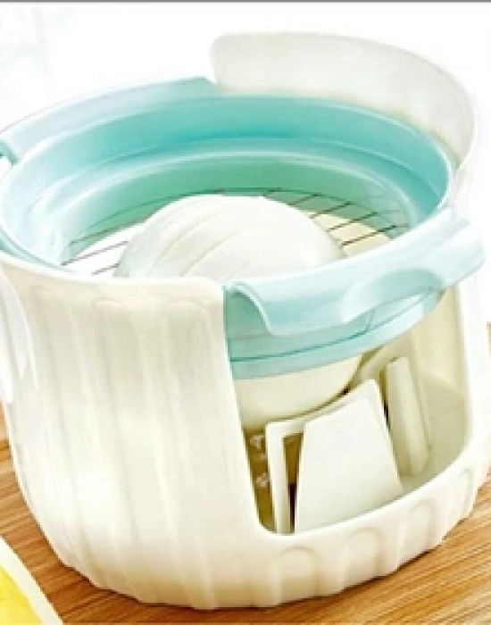 3 PARÇA PRATİK YUMURTA VE MEYVE DİLİMLEYİCİ