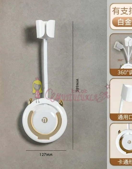 360 Derece Ayarlanabilir Fön Askısı Yapışkanlı Saç Kurutma Makinesi Fönlük Çok Amaçlı Askılık