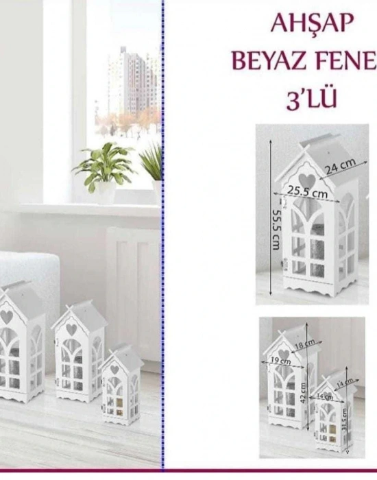 3LÜ AHŞAP FENER