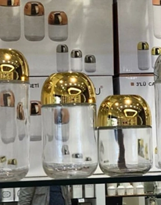 3LU ERZAK KAVANOZU GOLD