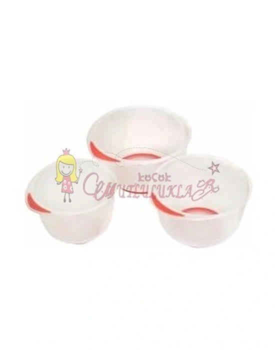 3lü Mikser Plastik Karıştırma Kabı