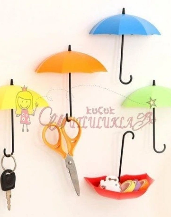 3LÜ RENKLİ ŞEMSİYE ANAHTARLIK