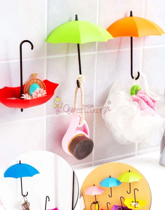 3LÜ RENKLİ ŞEMSİYE ANAHTARLIK