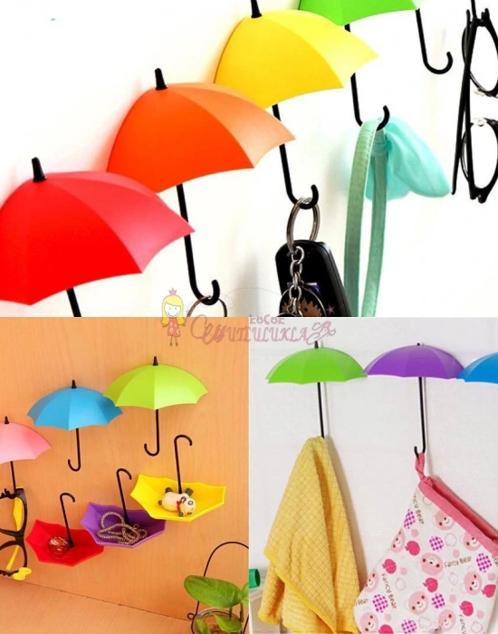 3LÜ RENKLİ ŞEMSİYE ANAHTARLIK