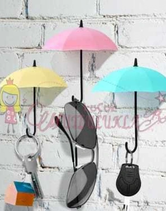 3LÜ RENKLİ ŞEMSİYE ANAHTARLIK