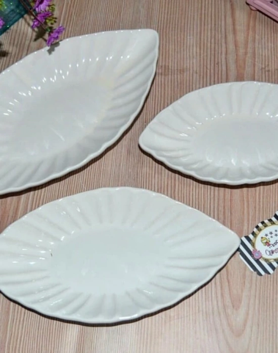 3LU TIRTIKLİ KAYIK TABAK