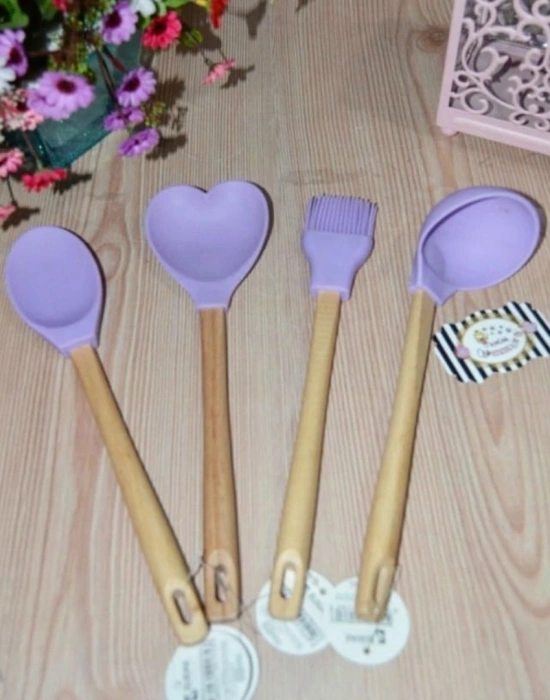 4LU SİLİKON KAŞIK SET