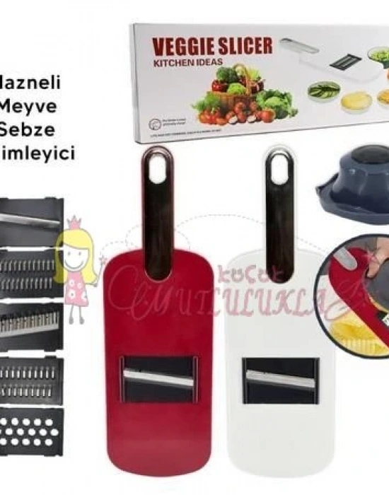 5 Başlıklı Meyve Sebze Dilimleyici