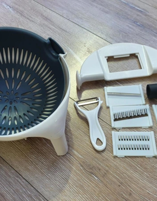 5 Fonksiyonlu Dönen Süzgeç Rende Doğrayıcı