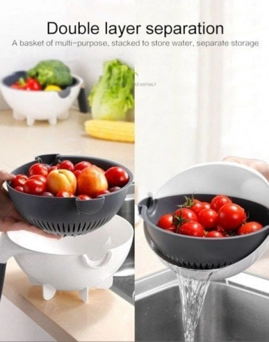 5 Fonksiyonlu Dönen Süzgeç Rende Doğrayıcı