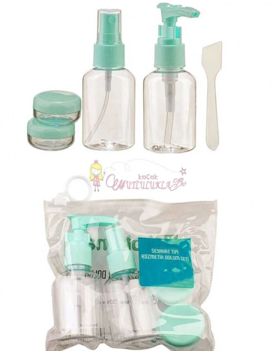 5li Seyahat Tipi Şişe Ve Kutu Seti