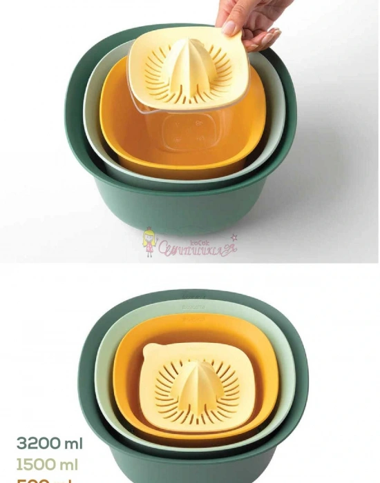 5li Chef Karıştırma Kasesi Ve Süzgeç Set