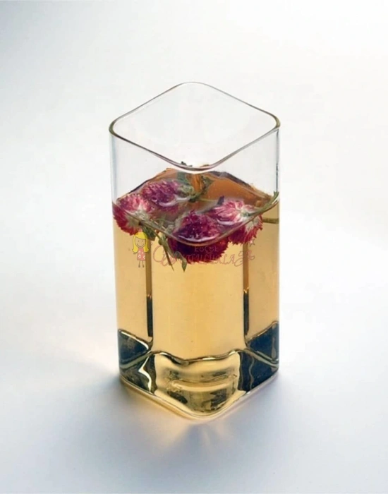 6 Adet Dikdörtgen Trend Meyve Suyu Ve Tatlı Bardağı