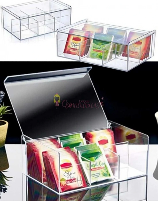 6 Bölmeli Kapaklı Düzenleyici