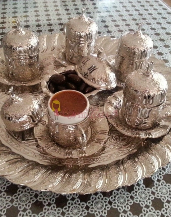 6 KİŞİLİK OSMANLI KAHVE TAKIMI