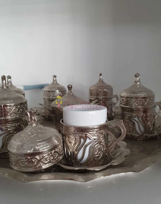 6 KİŞİLİK OSMANLI KAHVE TAKIMI