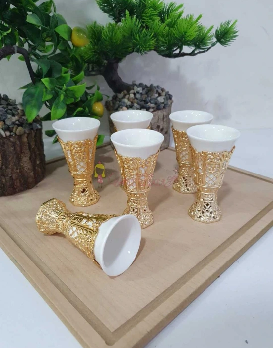 6!LI ZEMZEM KAHVE YANI PORSELEN BARDAK