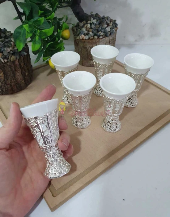 6!LI ZEMZEM KAHVE YANI PORSELEN BARDAK