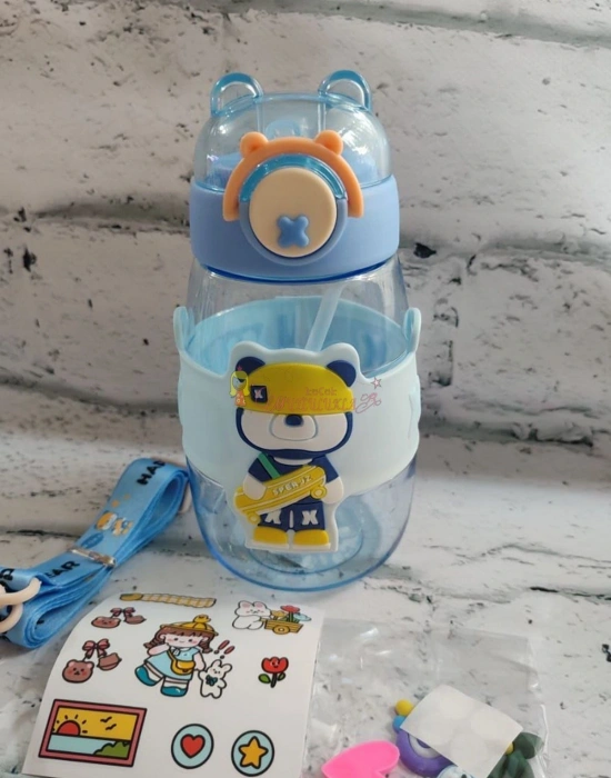 680 ML Sevimli Figürlü Matara Su Şişesi Suluk Bpa Free Çocuk Suluk Okul Suluğu