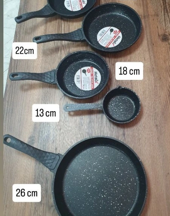 Hamarat 5Li Döküm Tek Kulp Tava