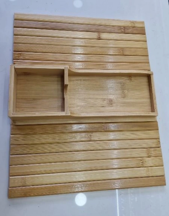 Bambu Yan Koltuk Sehpası