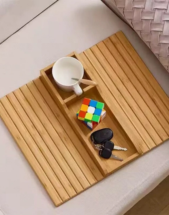 Bambu Yan Koltuk Sehpası