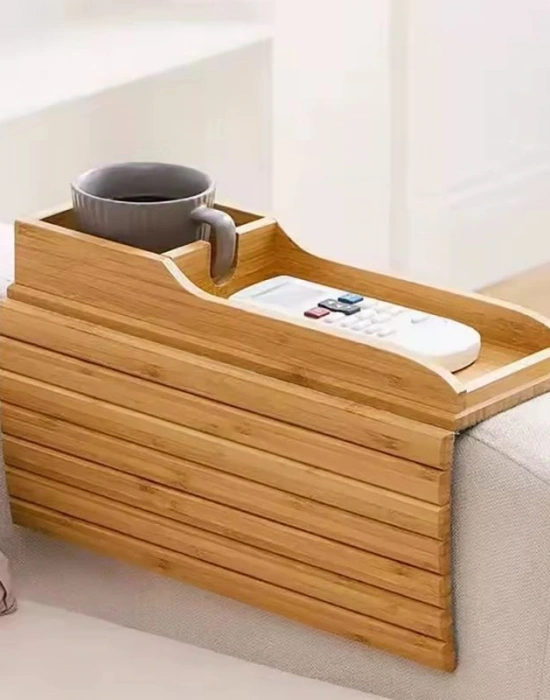 Bambu Yan Koltuk Sehpası