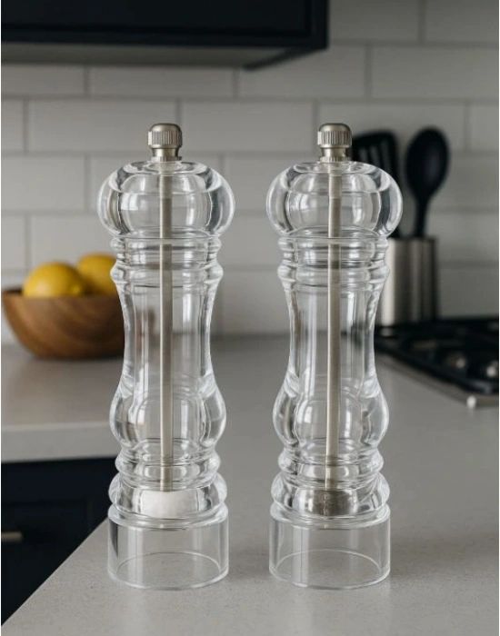 Şefaf Ögütücü Tuzluk Karabiber Degırmeni