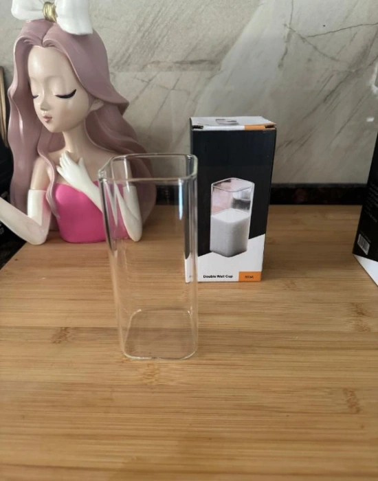 Dikdörtgen Kare Bardak 350Ml