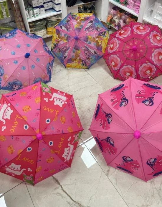 Bardaklı Çocuk Şemsiye