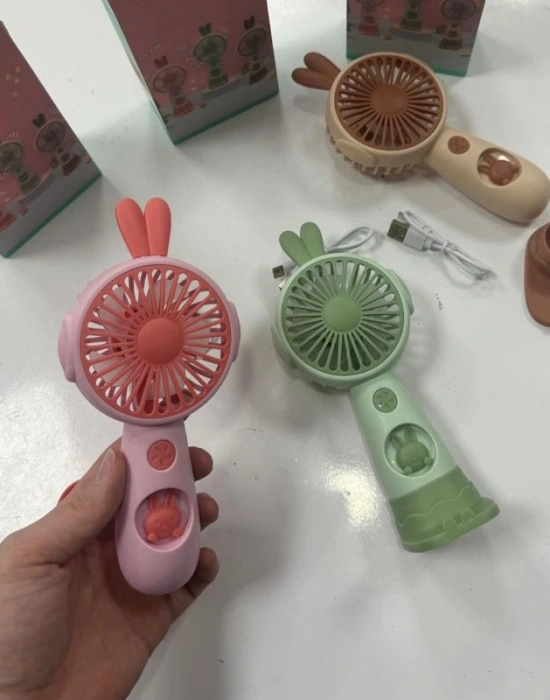 Tavşan Model Dijital El Fanı Vantilatör