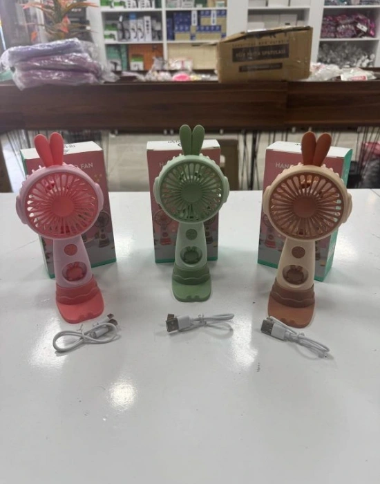 Tavşan Model Dijital El Fanı Vantilatör