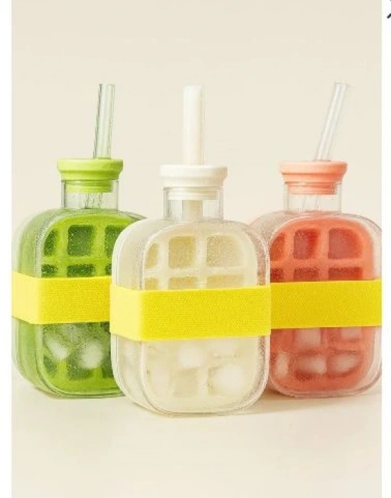 Pipetli Buzlu Bardak 500 Ml