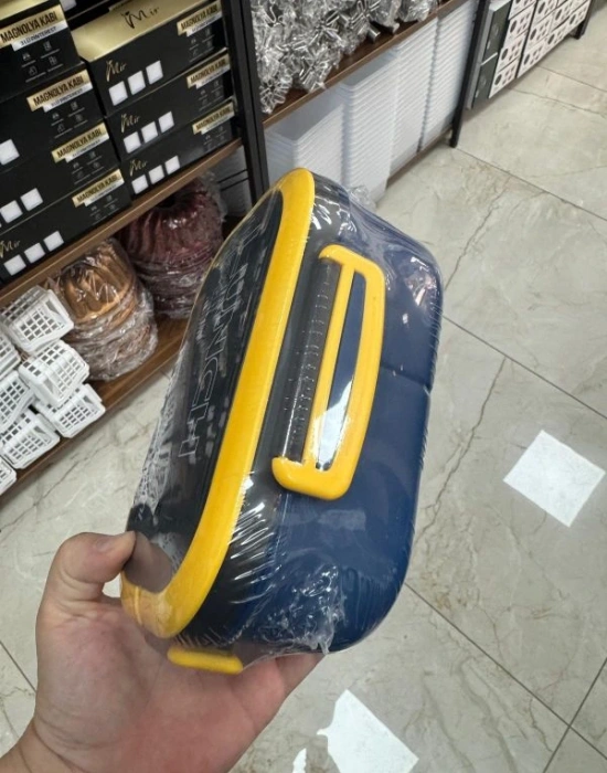 Lunch Box  Yeni 6 Bölmelı Beslenme Kabı Lacıvert